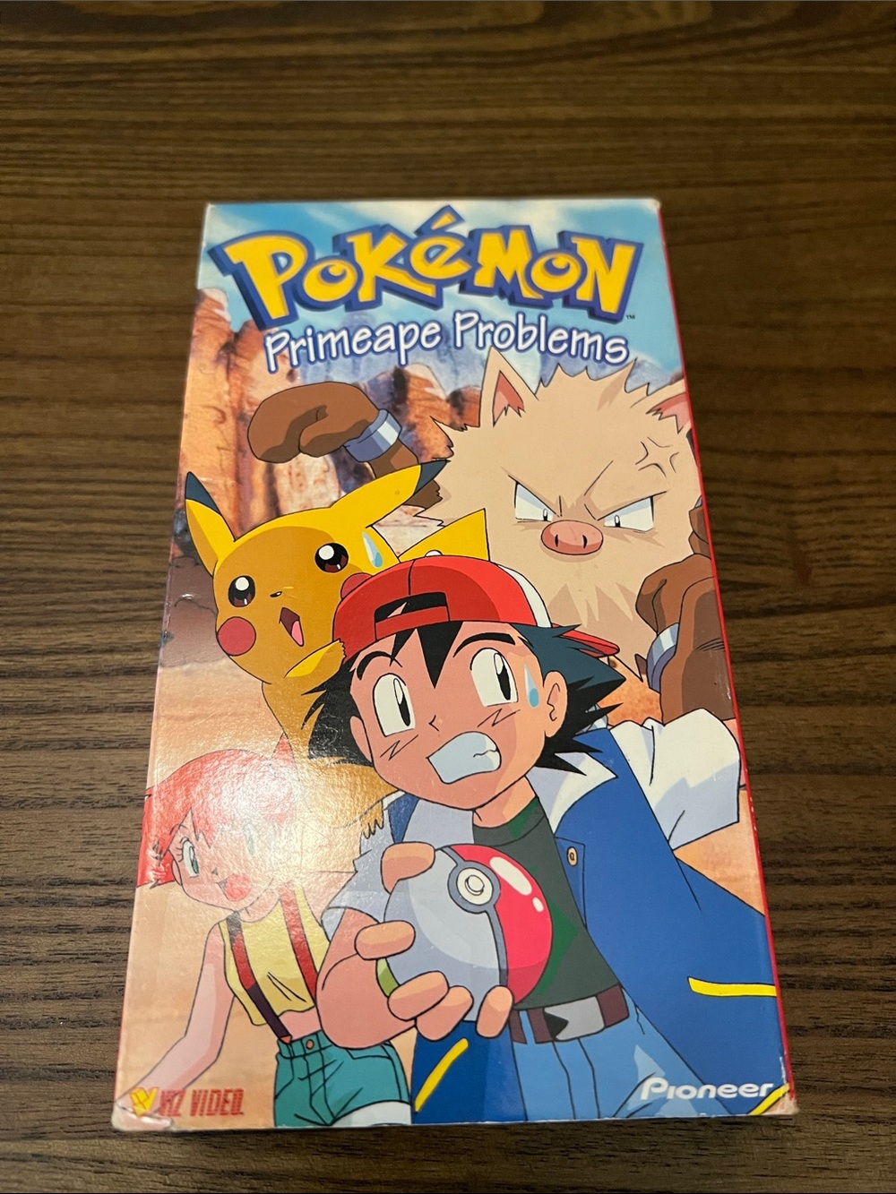 Pokemon Primeape Problems VHS tape